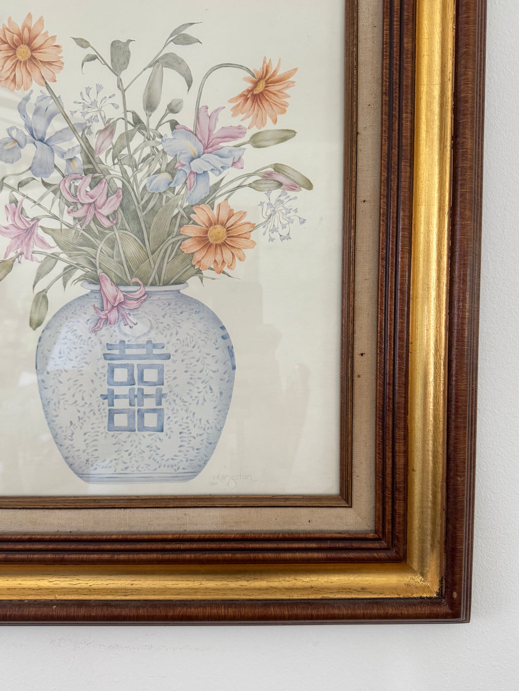 Framed Floral Print