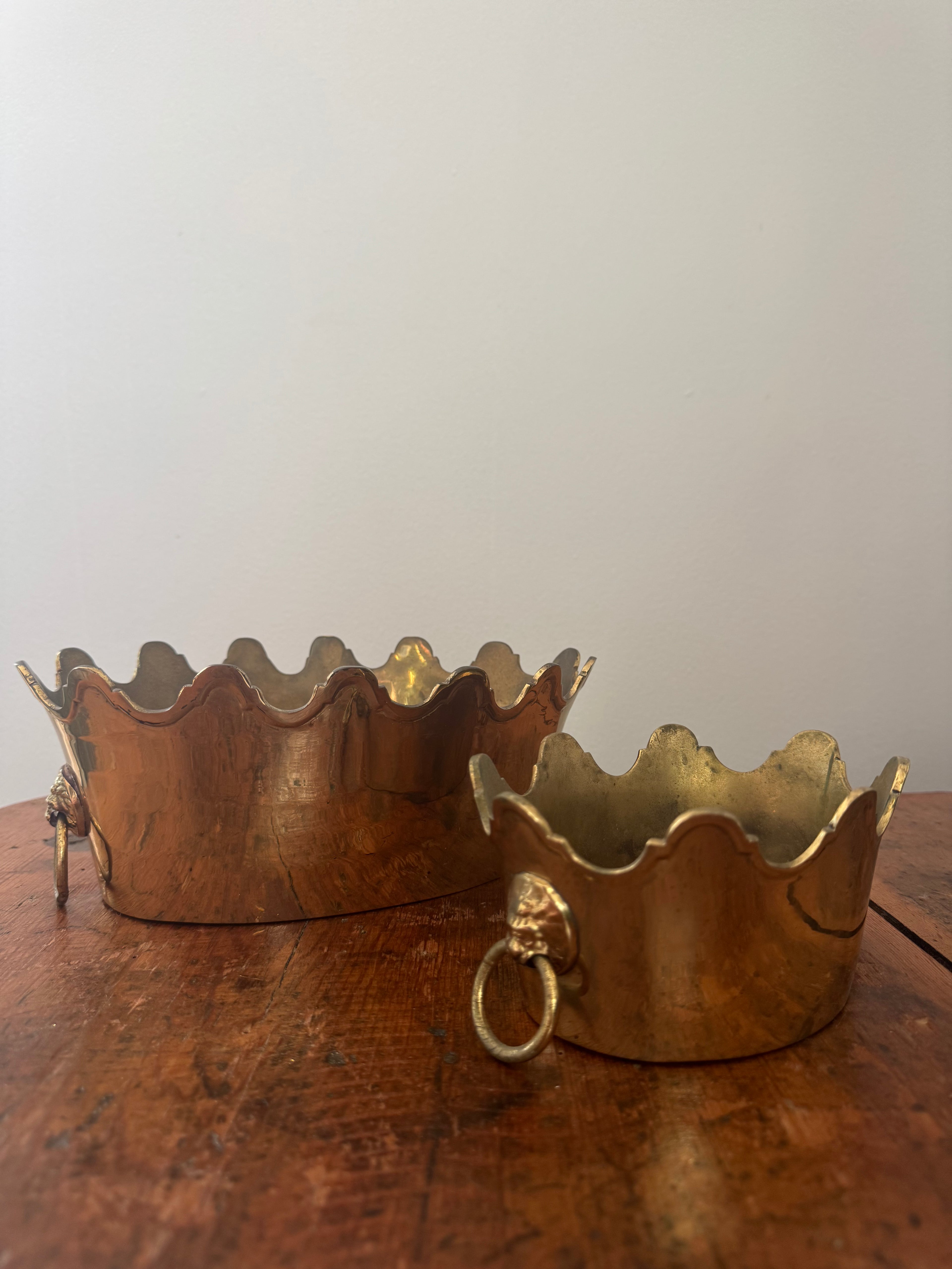 Brass Cachepots