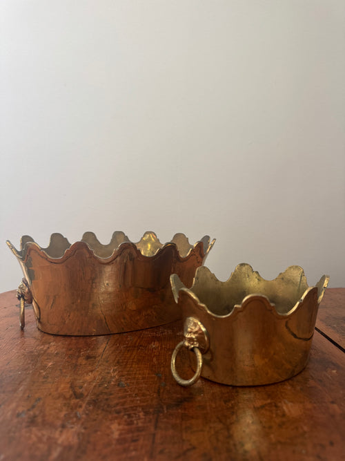 Brass Cachepots